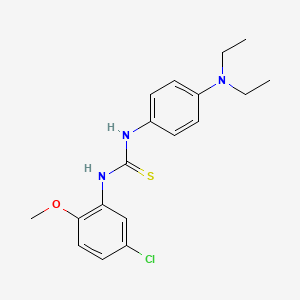 1-(5-Chloro-2-methoxyphenyl)-3-[4-(diethylamino)phenyl]thiourea