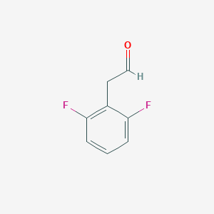 molecular formula C8H6F2O B035264 2-(2,6-二氟苯基)乙醛 CAS No. 109346-83-0