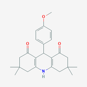 9-(4-methoxyphenyl)-3,3,6,6-tetramethyl-3,4,6,7,9,10-hexahydroacridine-1,8(2H,5H)-dione