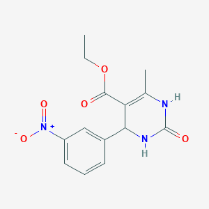 Ethyl 6-methyl-4-(3-nitrophenyl)-2-oxo-1,2,3,4-tetrahydropyrimidine-5-carboxylate