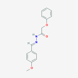 molecular formula C16H16N2O3 B352646 N'-(4-methoxybenzylidene)-2-phenoxyacetohydrazide CAS No. 201415-44-3