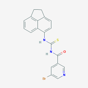 5-bromo-N-(1,2-dihydroacenaphthylen-5-ylcarbamothioyl)pyridine-3-carboxamide