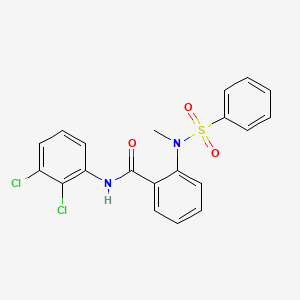 N-(2,3-dichlorophenyl)-2-[methyl(phenylsulfonyl)amino]benzamide