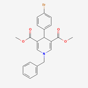 dimethyl 1-benzyl-4-(4-bromophenyl)-1,4-dihydro-3,5-pyridinedicarboxylate