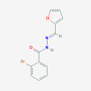 molecular formula C12H9BrN2O2 B352672 2-bromo-N'-(2-furylmethylene)benzohydrazide CAS No. 93418-02-1