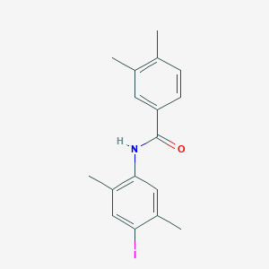 N-(4-iodo-2,5-dimethylphenyl)-3,4-dimethylbenzamide