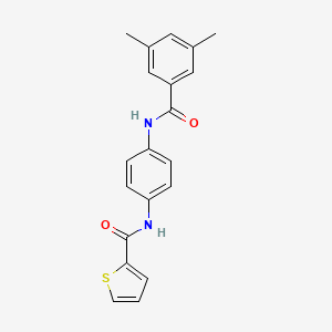 N-{4-[(3,5-dimethylbenzoyl)amino]phenyl}-2-thiophenecarboxamide