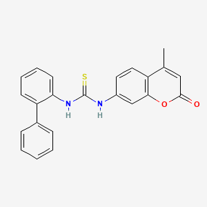 N-2-biphenylyl-N'-(4-methyl-2-oxo-2H-chromen-7-yl)thiourea