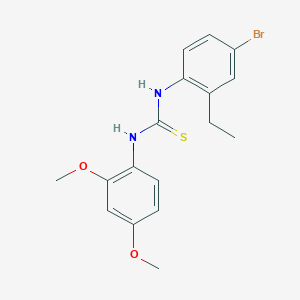 N-(4-bromo-2-ethylphenyl)-N'-(2,4-dimethoxyphenyl)thiourea