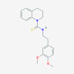 N-[2-(3,4-dimethoxyphenyl)ethyl]-3,4-dihydro-1(2H)-quinolinecarbothioamide