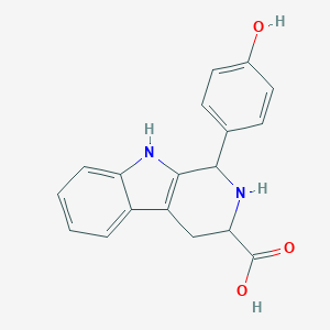 molecular formula C18H16N2O3 B352701 1-(4-hydroxyphenyl)-2,3,4,9-tetrahydro-1H-beta-carboline-3-carboxylic acid CAS No. 353263-80-6
