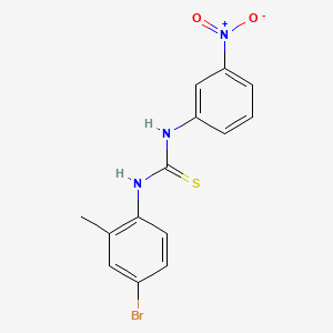 N-(4-bromo-2-methylphenyl)-N'-(3-nitrophenyl)thiourea