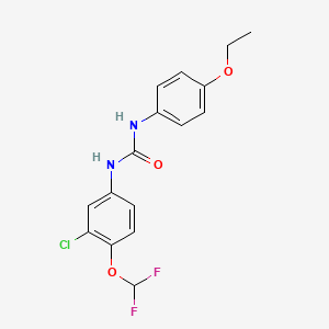 N-[3-chloro-4-(difluoromethoxy)phenyl]-N'-(4-ethoxyphenyl)urea