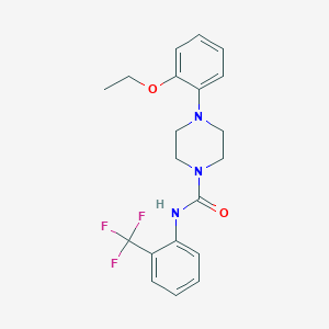 4-(2-ethoxyphenyl)-N-[2-(trifluoromethyl)phenyl]piperazine-1-carboxamide