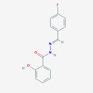 N'-(4-fluorobenzylidene)-2-hydroxybenzohydrazide