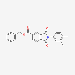 benzyl 2-(3,4-dimethylphenyl)-1,3-dioxo-5-isoindolinecarboxylate