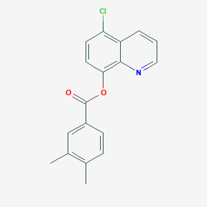 5-Chloroquinolin-8-yl 3,4-dimethylbenzoate