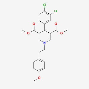 dimethyl 4-(3,4-dichlorophenyl)-1-[2-(4-methoxyphenyl)ethyl]-1,4-dihydro-3,5-pyridinedicarboxylate