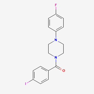 (4-(4-Fluorophenyl)piperazin-1-yl)(4-iodophenyl)methanone