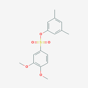 3,5-Dimethylphenyl 3,4-dimethoxybenzenesulfonate