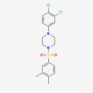 1-(3,4-dichlorophenyl)-4-[(3,4-dimethylphenyl)sulfonyl]piperazine