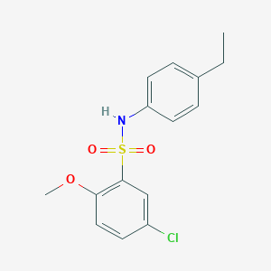5-chloro-N-(4-ethylphenyl)-2-methoxybenzenesulfonamide