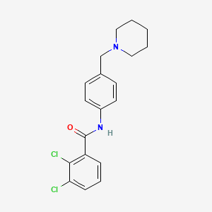 2,3-dichloro-N-[4-(1-piperidinylmethyl)phenyl]benzamide