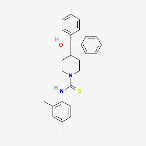 N-(2,4-dimethylphenyl)-4-[hydroxy(diphenyl)methyl]-1-piperidinecarbothioamide