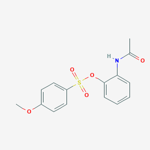 (2-Acetamidophenyl) 4-methoxybenzenesulfonate