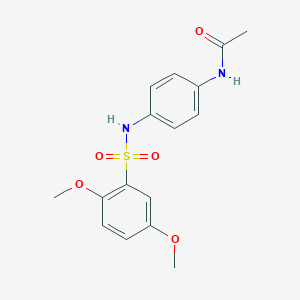 N-(4-{[(2,5-dimethoxyphenyl)sulfonyl]amino}phenyl)acetamide
