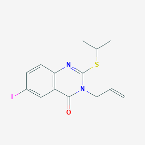 3-allyl-6-iodo-2-(isopropylthio)-4(3H)-quinazolinone