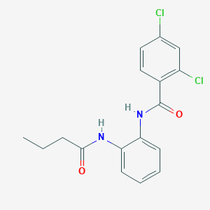 N-[2-(butyrylamino)phenyl]-2,4-dichlorobenzamide