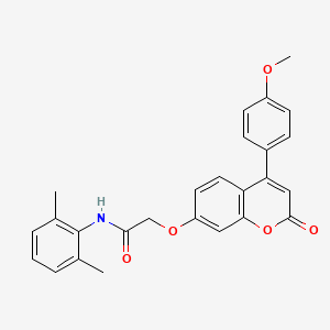 N-(2,6-dimethylphenyl)-2-{[4-(4-methoxyphenyl)-2-oxo-2H-chromen-7-yl]oxy}acetamide