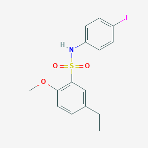 5-ethyl-N-(4-iodophenyl)-2-methoxybenzenesulfonamide