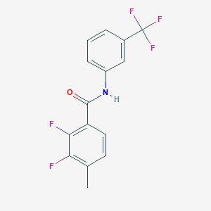 2,3-difluoro-4-methyl-N-[3-(trifluoromethyl)phenyl]benzamide