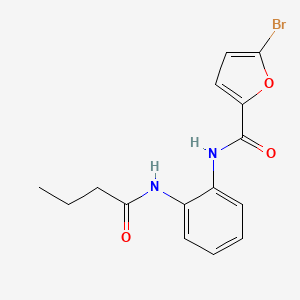 5-bromo-N-[2-(butyrylamino)phenyl]-2-furamide