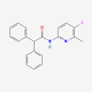 N-(5-iodo-6-methylpyridin-2-yl)-2,2-diphenylacetamide