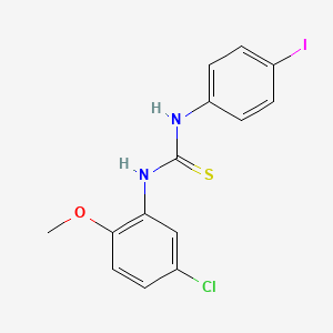 N-(5-chloro-2-methoxyphenyl)-N'-(4-iodophenyl)thiourea