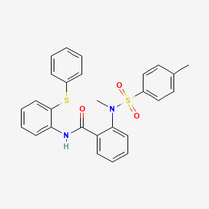 2-{methyl[(4-methylphenyl)sulfonyl]amino}-N-[2-(phenylthio)phenyl]benzamide