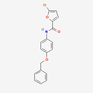 N-[4-(benzyloxy)phenyl]-5-bromo-2-furamide