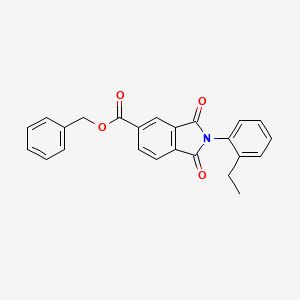 benzyl 2-(2-ethylphenyl)-1,3-dioxo-5-isoindolinecarboxylate