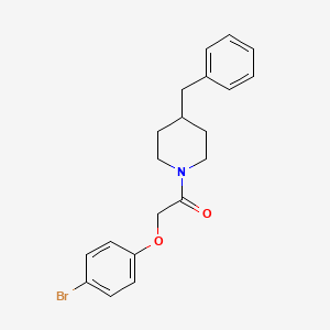 4-benzyl-1-[(4-bromophenoxy)acetyl]piperidine