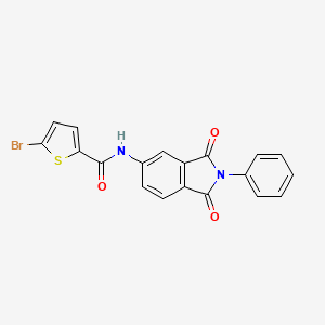 5-bromo-N-(1,3-dioxo-2-phenyl-2,3-dihydro-1H-isoindol-5-yl)-2-thiophenecarboxamide