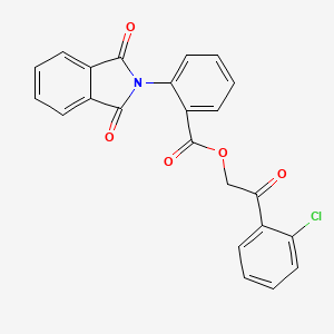 2-(2-chlorophenyl)-2-oxoethyl 2-(1,3-dioxo-1,3-dihydro-2H-isoindol-2-yl)benzoate