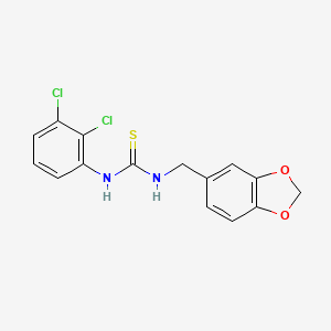 1-(1,3-Benzodioxol-5-ylmethyl)-3-(2,3-dichlorophenyl)thiourea