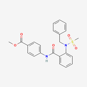 methyl 4-({2-[benzyl(methylsulfonyl)amino]benzoyl}amino)benzoate