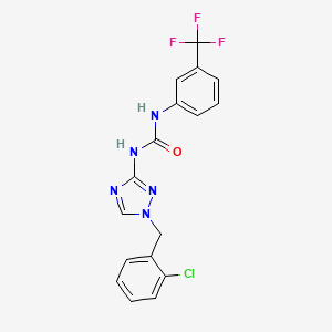 N-[1-(2-chlorobenzyl)-1H-1,2,4-triazol-3-yl]-N'-[3-(trifluoromethyl)phenyl]urea