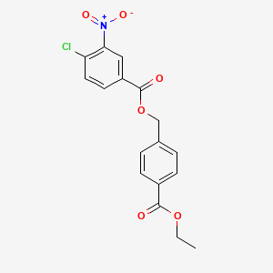 4-(ethoxycarbonyl)benzyl 4-chloro-3-nitrobenzoate