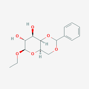 molecular formula C15H20O6 B035286 Ethyl 4,6-O-benzylidene-b-D-galactopyranoside CAS No. 101833-22-1