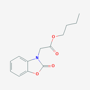 molecular formula C13H15NO4 B352864 butyl (2-oxo-1,3-benzoxazol-3(2H)-yl)acetate CAS No. 638141-79-4